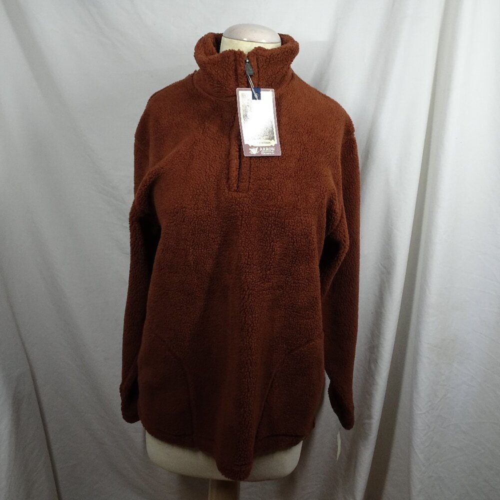 Arrow Blue Jeans Co. Fleece 1/4 Zip Sweater Size M